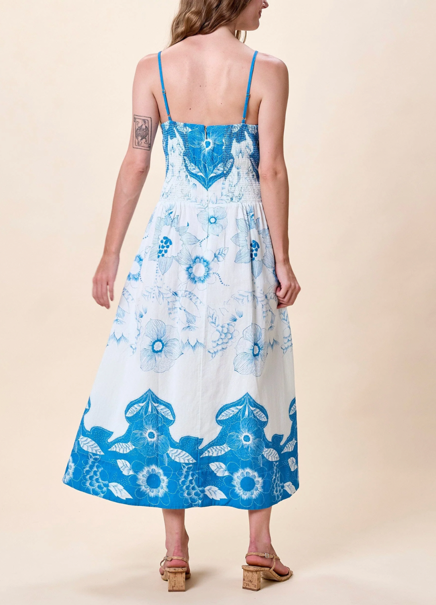 Renee Ankle Dress-Celestia Print