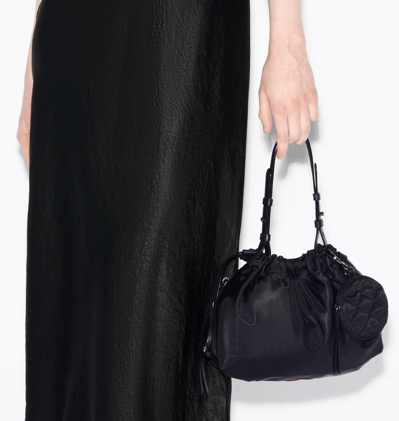 Waverly Shoulder Tote -Small Black