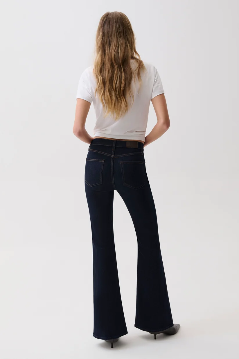 Kinsley Mid Rise Flare-Night Flight