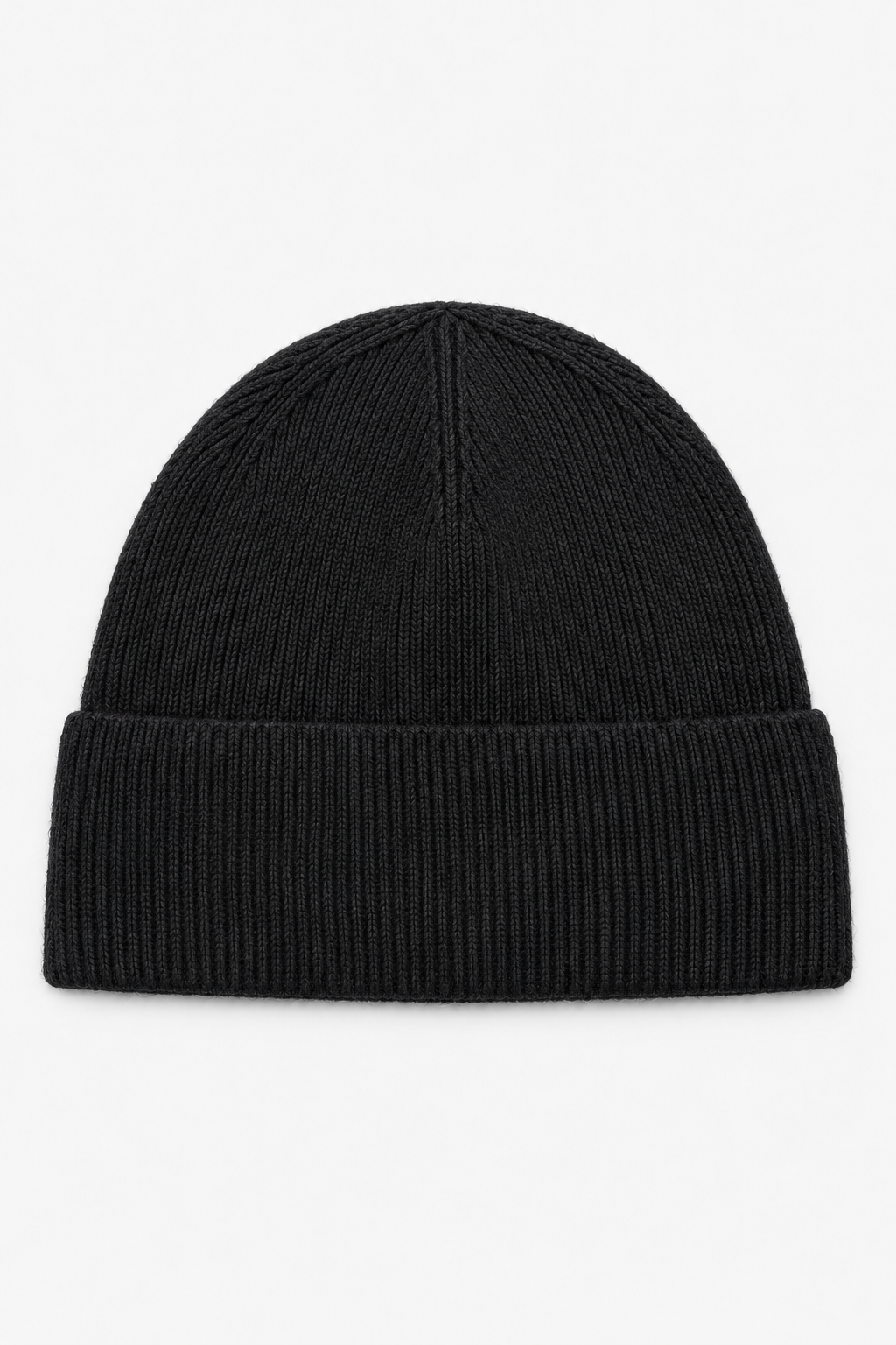 Ribbed Beanie -Black