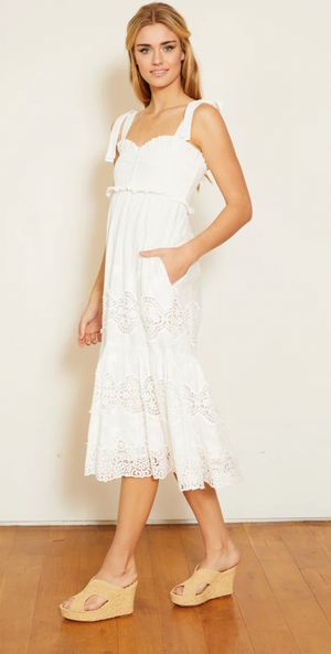 Thandi Lace Dress Ivory