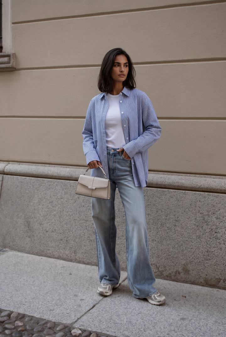 Owen Striped Shirt-Heavyweight
