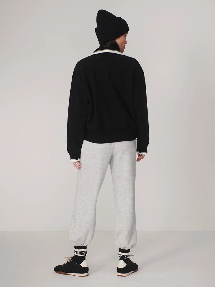Anika Half Zip Fleece-Black
