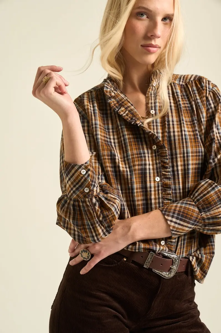 SONMER Alexa Blouse Navy