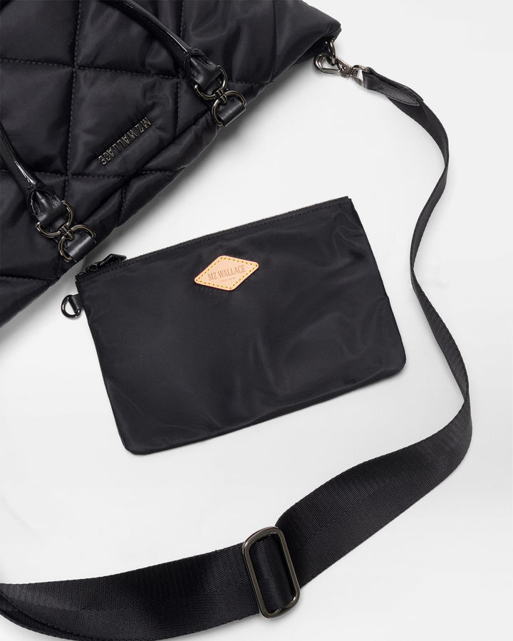 Black Small Madison E/W Tote