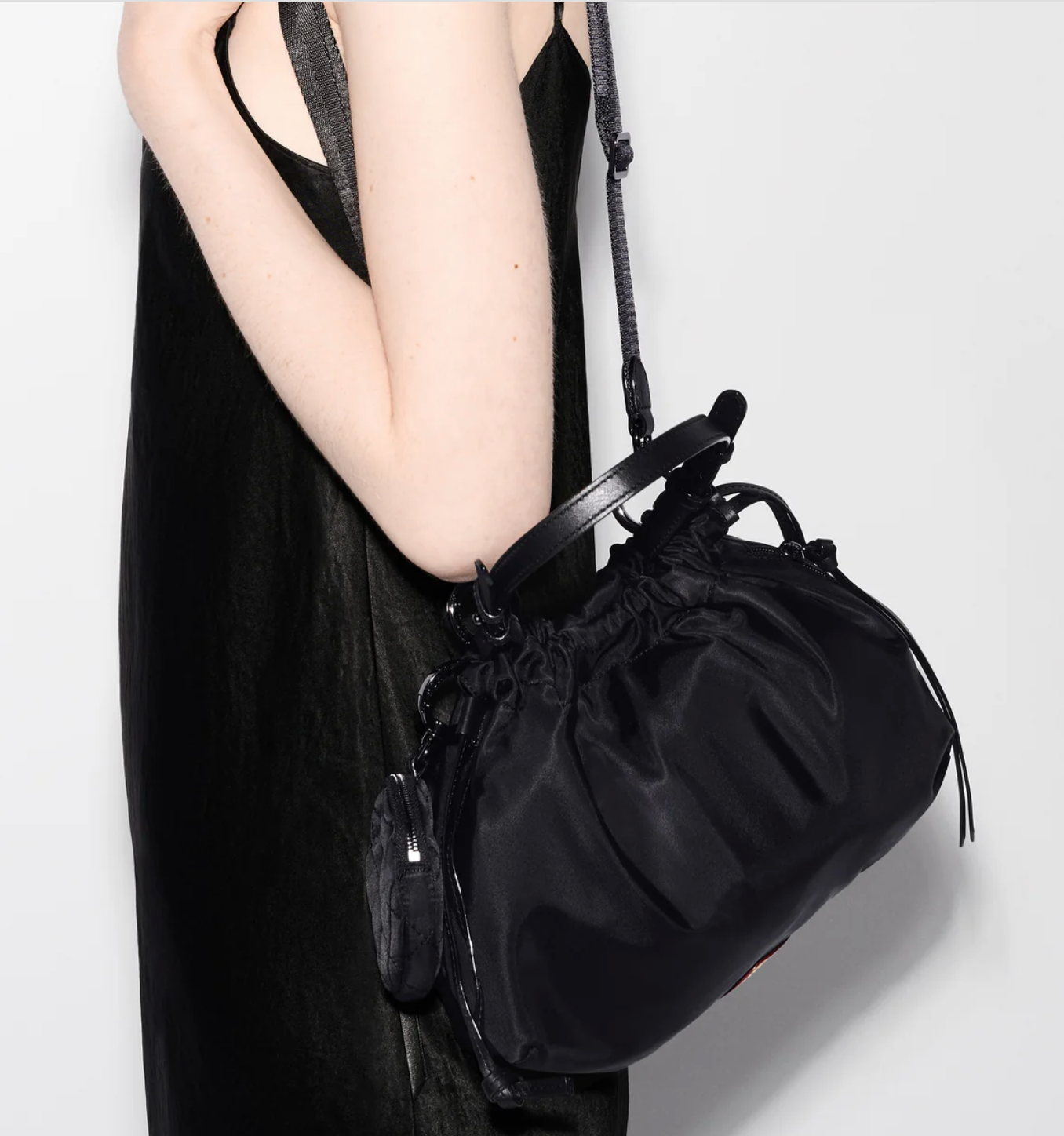 Waverly Shoulder Tote -Small Black