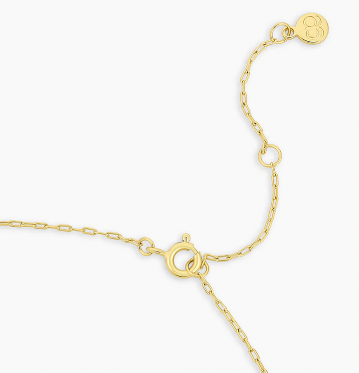 Put A Bow On It Necklace Gold