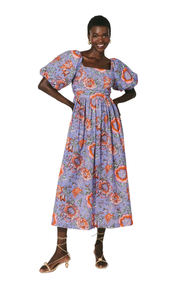 Darlene Midi Dress Manika Print