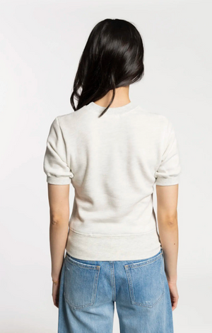 NY Embroidered Pullover Ash