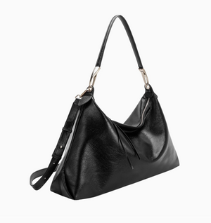 Charlie Vegan Shoulder Bag Black