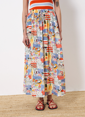 Liliane Skirt Marche Blanc