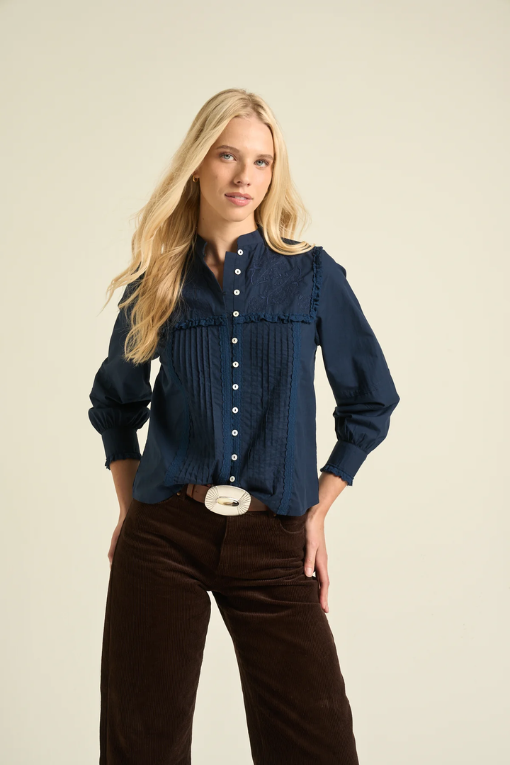SONMER Mila Blouse Navy