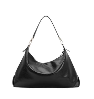 Charlie Vegan Shoulder Bag Black