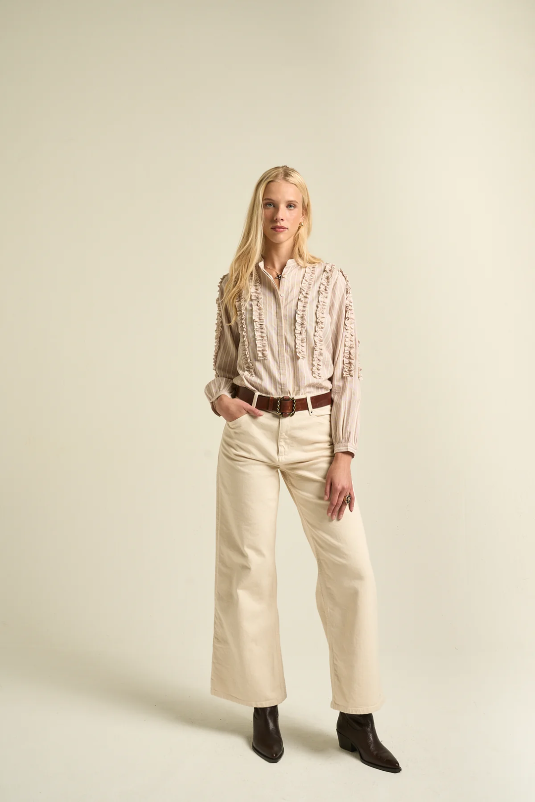 SONMER Evelyn Blouse Pink Light