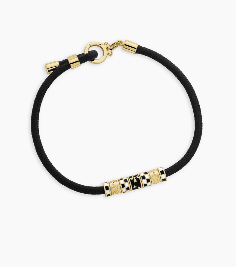 Lose Yourself Paracord Bracelet 18K Gold/Black