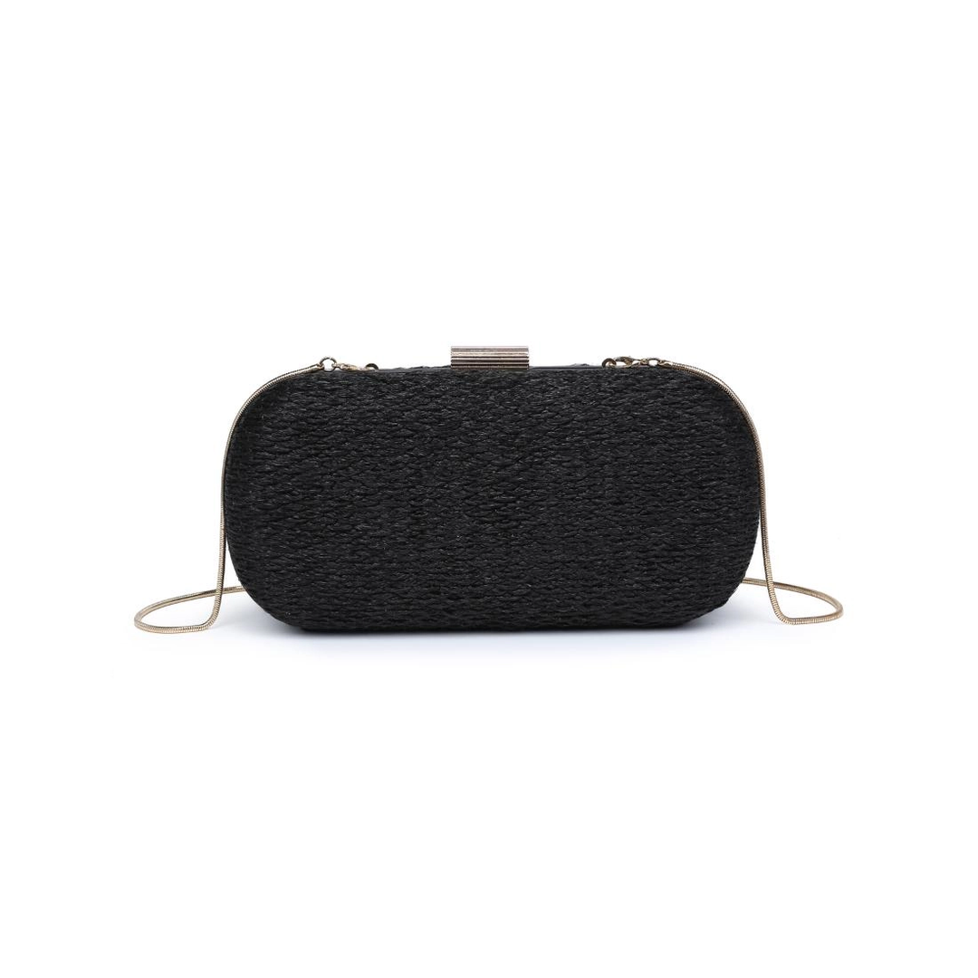 Quinn Evening Clutch-Black