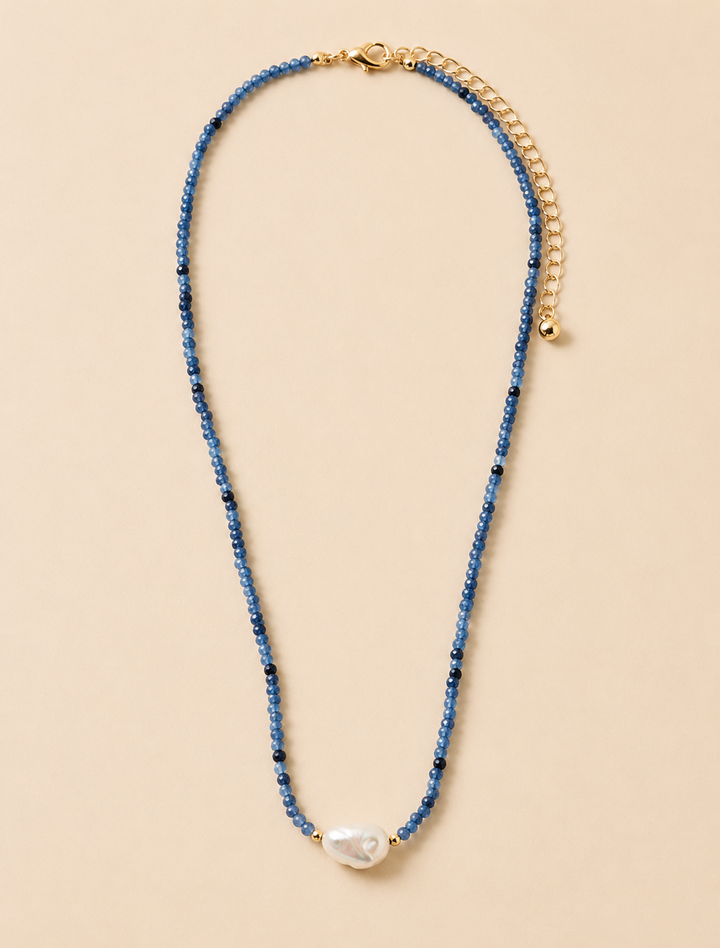 Claudet Collection-Blue Crystal Single Pearl