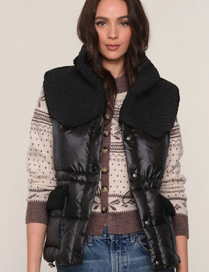 Alex Puffer Vest Black