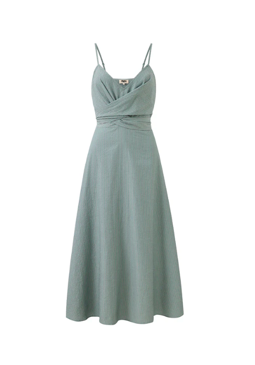 Nozha Dress Vert Rivage