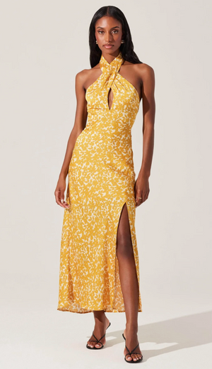 Marissa Midi Dress Marigold Floral