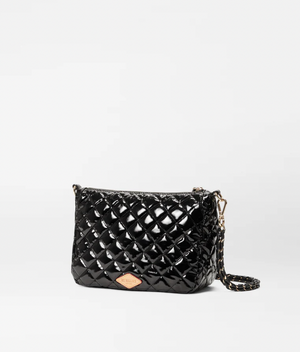 Crosby Ella Crossbody Black Lacquer