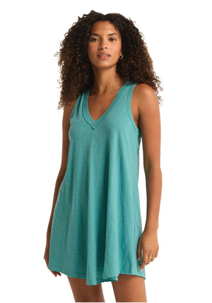 Maddox Mini Dress Cabana Teal