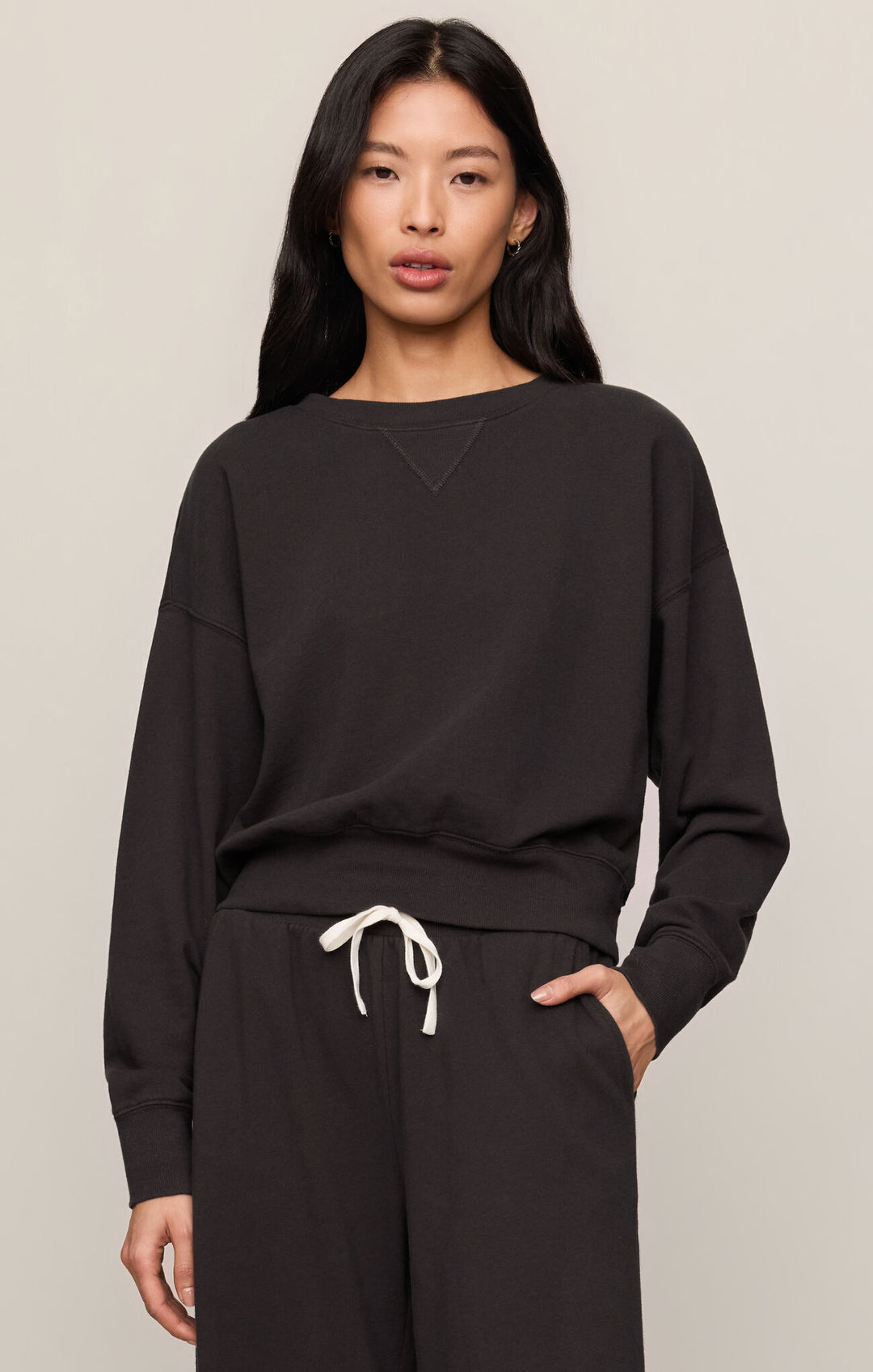 Clubhouse Sweatshirt-Ash Black