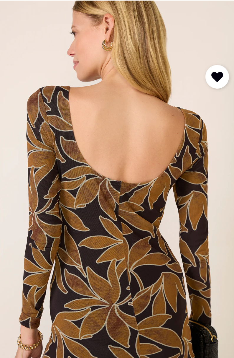 Spellbound Mesh Floral Maxi Dress Coconut