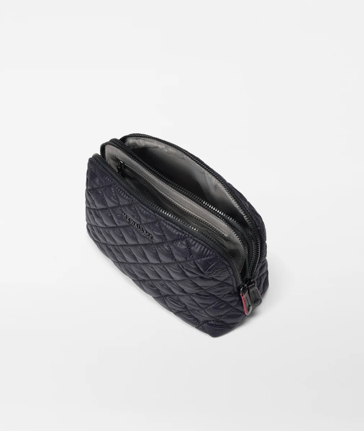 MZ Double Zip Cosmetic Black Med