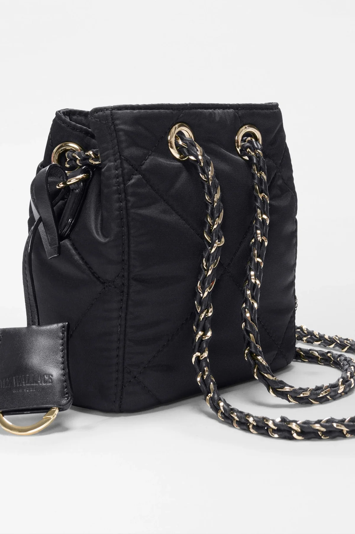 Frankie Bucket Bag Black- Mini