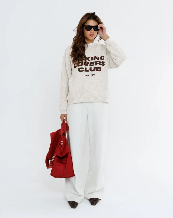 Baking Lovers Club Raglan Crew-Oat