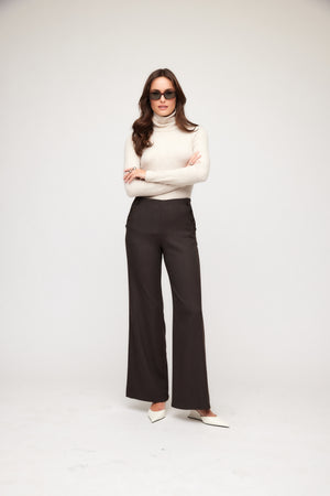 Button Pocket Pants Stripe