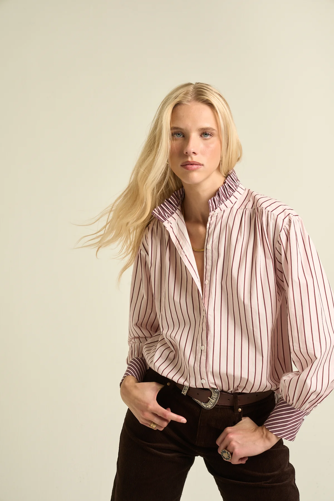SONMER Gabrielle Blouse Pink