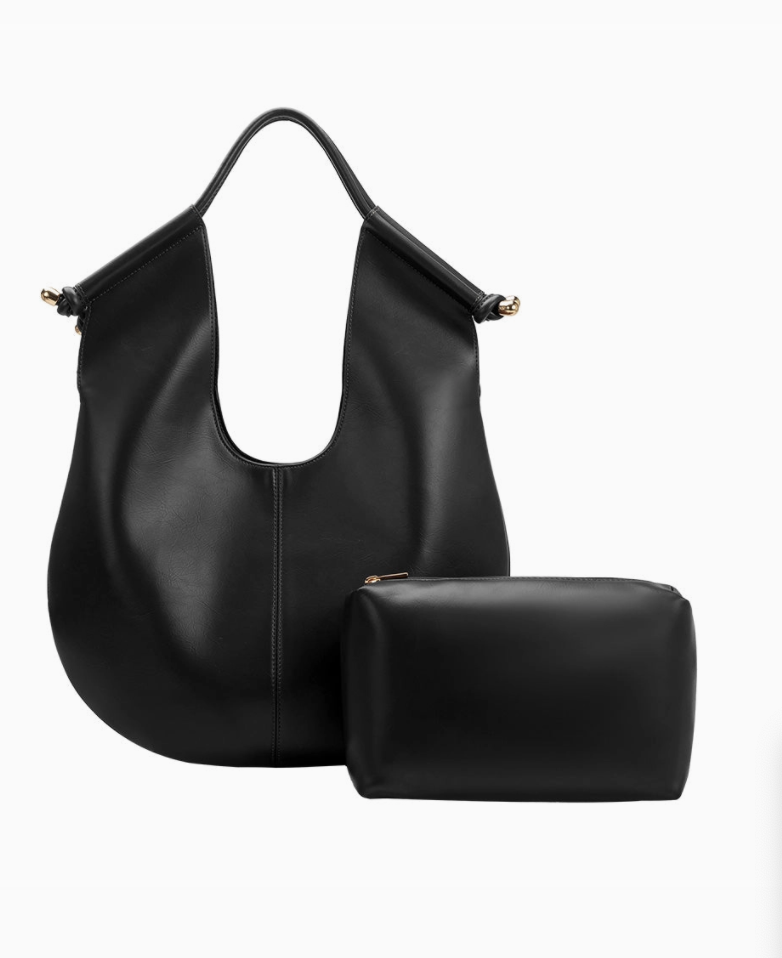 Tracy Vegan Shoulder Bag Black