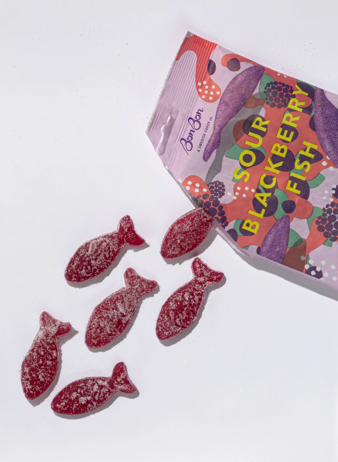 Sour Blackberry Fish - Swedish Candy 5.2oz (150g)