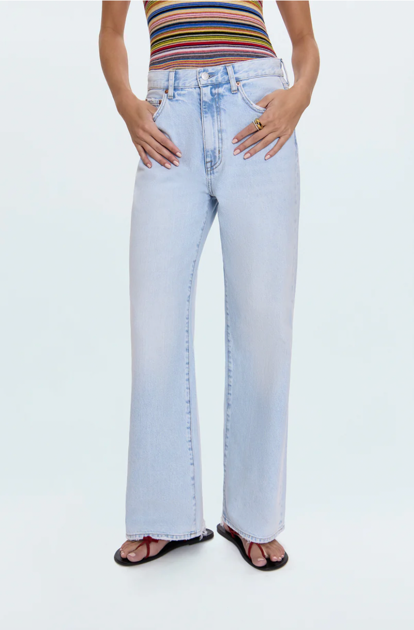 Hendrix High Rise Baggy Jean - Waterfall