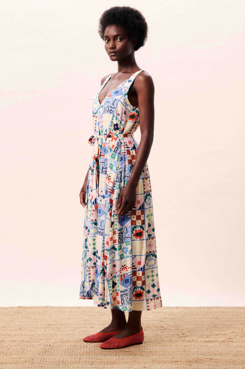chinese dress ladies Sea NY Leila Midi Dress