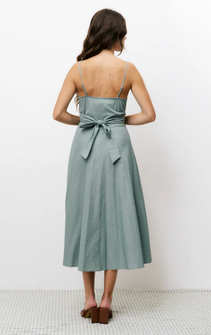 Nozha Dress Vert Rivage