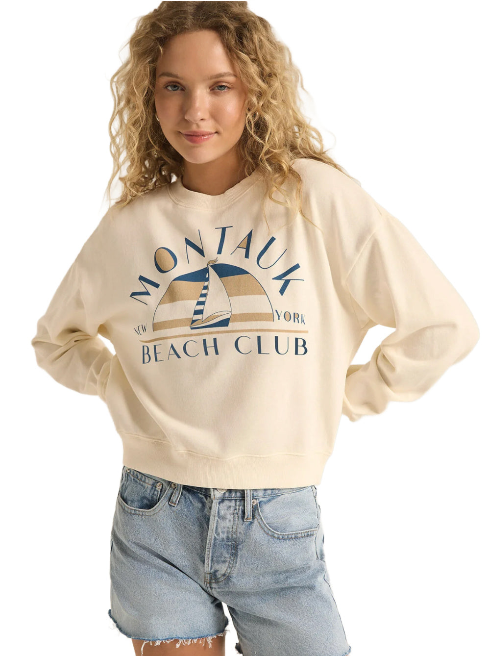 Montauk Sunday Sweatshirt Sea Salt