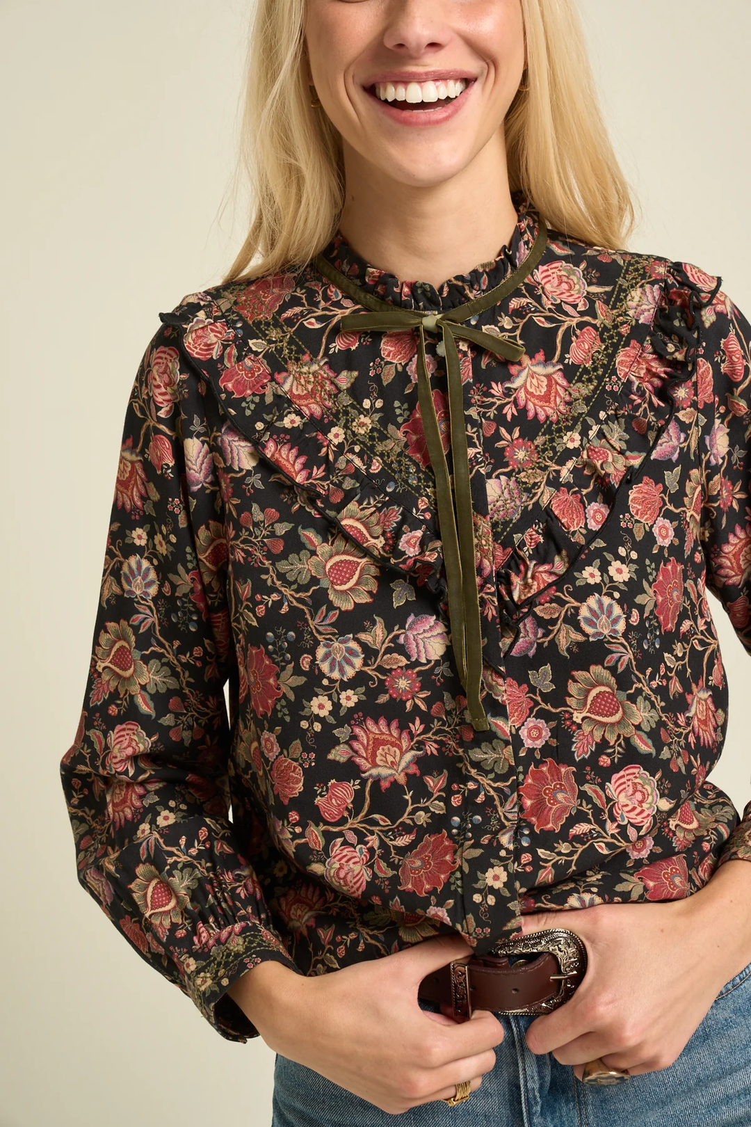 SONMER Hazel Blouse Black