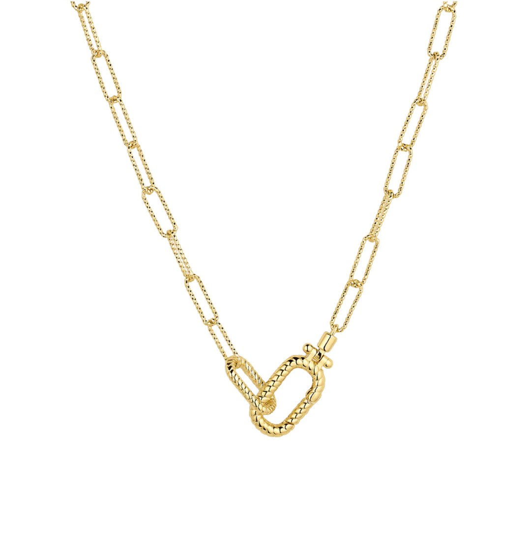 Crew Link Necklace Gold