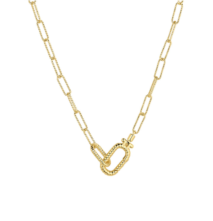 Crew Link Necklace Gold