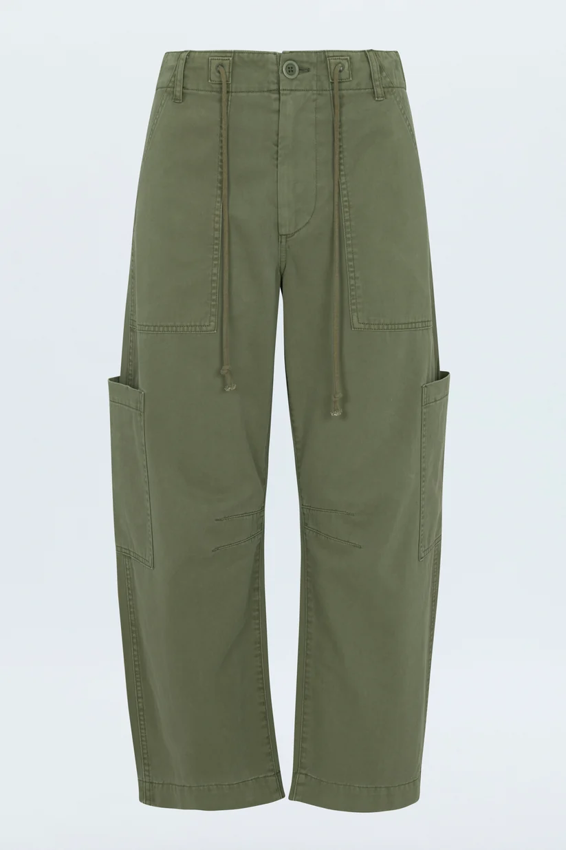 Sabrina Curved Utility Pant-Meadow