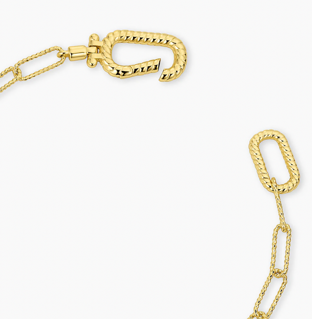 Crew Link Necklace Gold