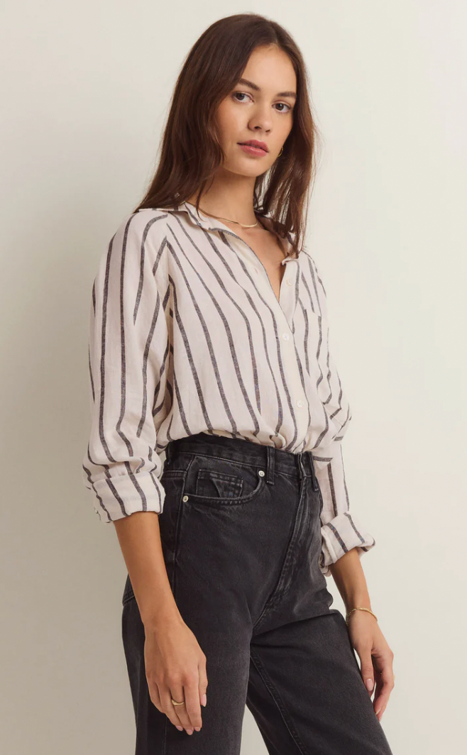 The Perfect Line Top-Black