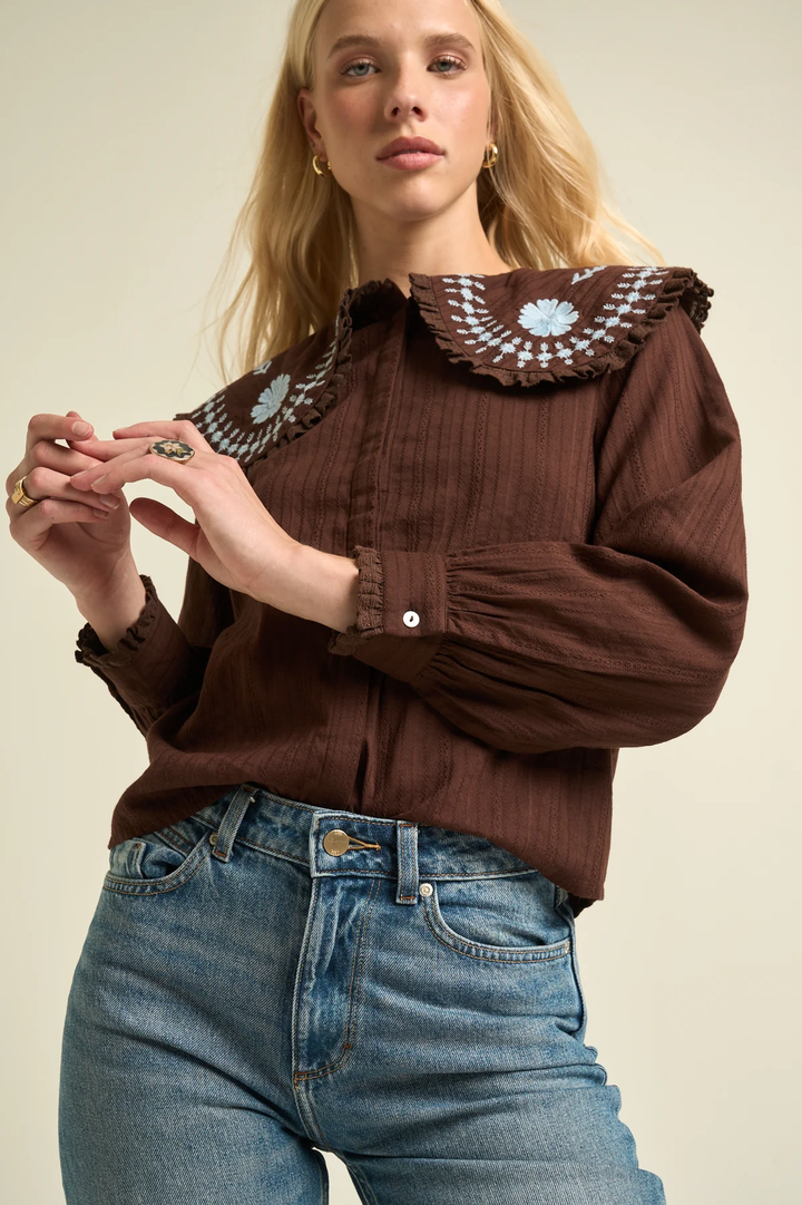 SONMER Paloma Blouse Chocolate