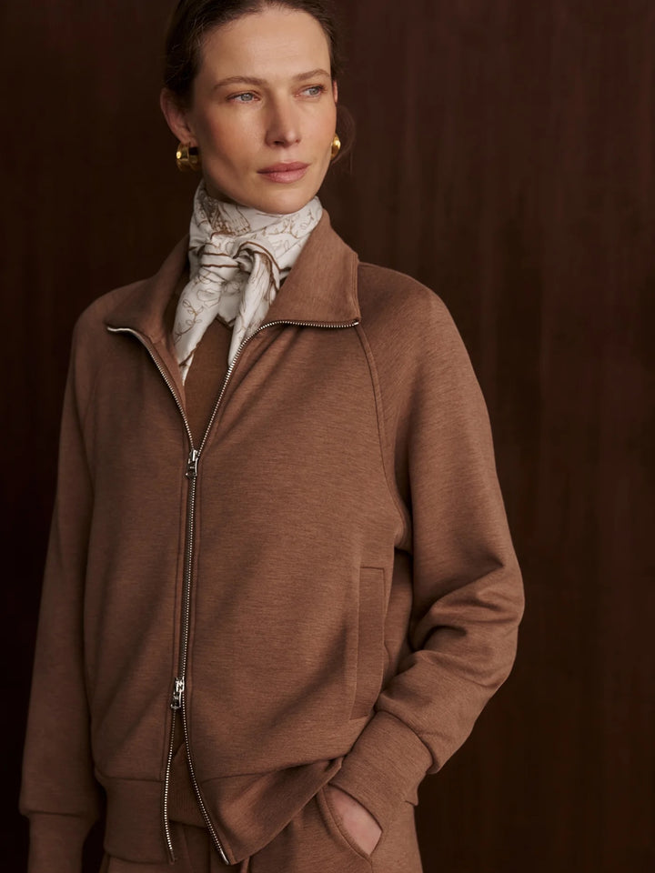 Extra Wide Leg Pant-Golden Bronze Marl