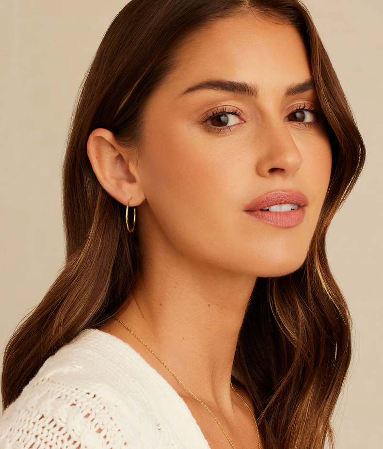 Taner Small Hoops - Gold