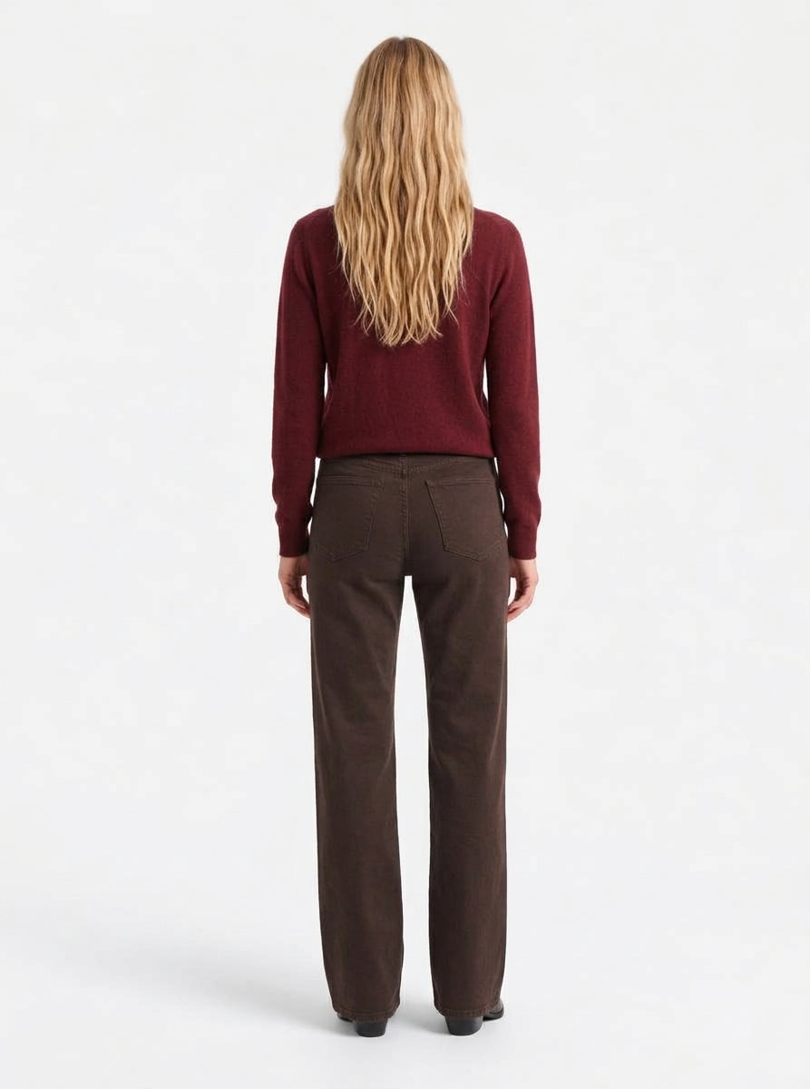 Classic Sweater Top-Wine