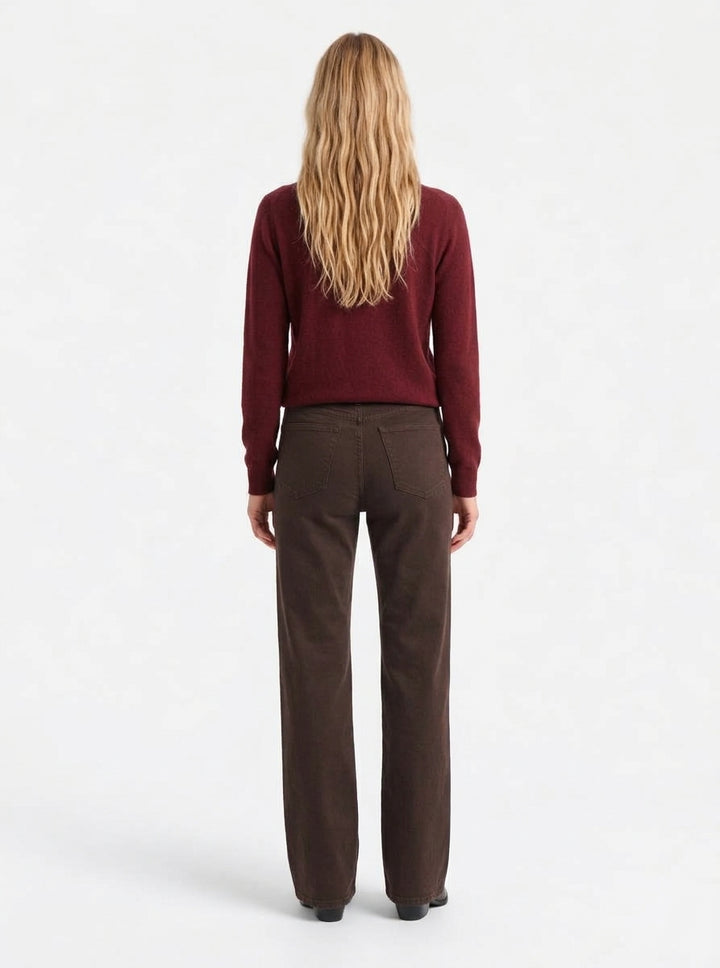 Classic Sweater Top-Wine